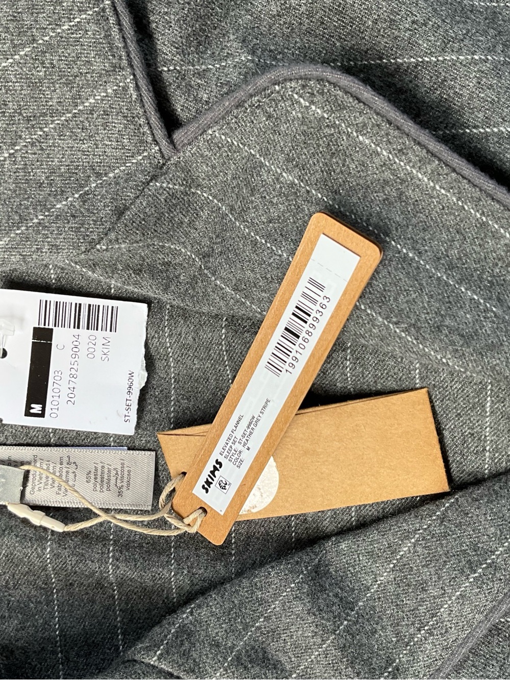 SKIMS Flannel Elevated Sleep Set - NWT - Picture 7 of 8